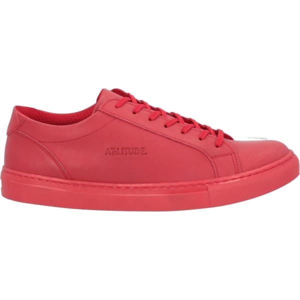 sneakers At·titude. rosso tinta unita