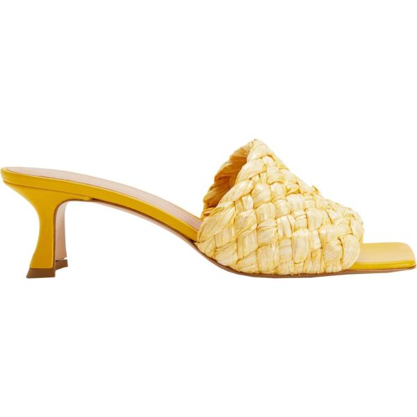 sandali in pelle 8 by YOOX giallo tinta unita