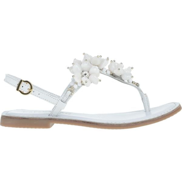 infradito CAFèNOIR bianco tinta unita