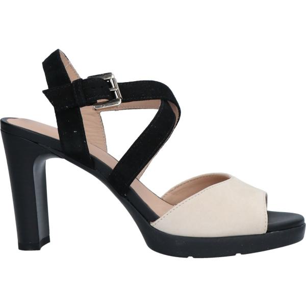 sandali in pelle Geox nero