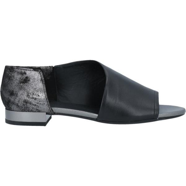 sandali in pelle Geox nero tinta unita
