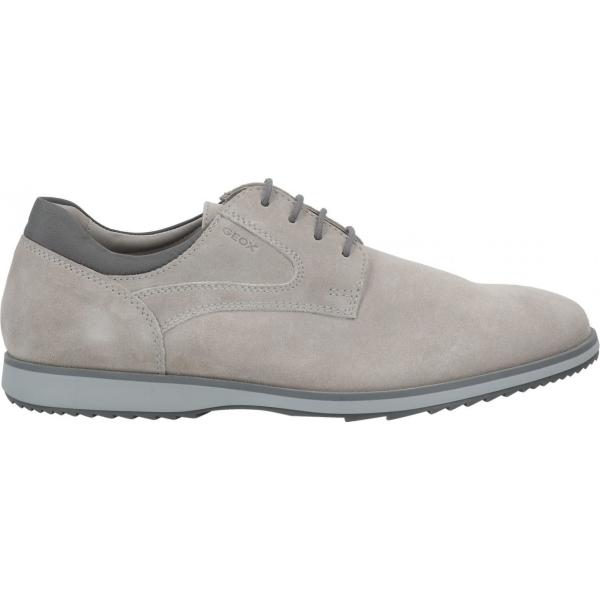 scarpe stringate Geox grigio tinta unita