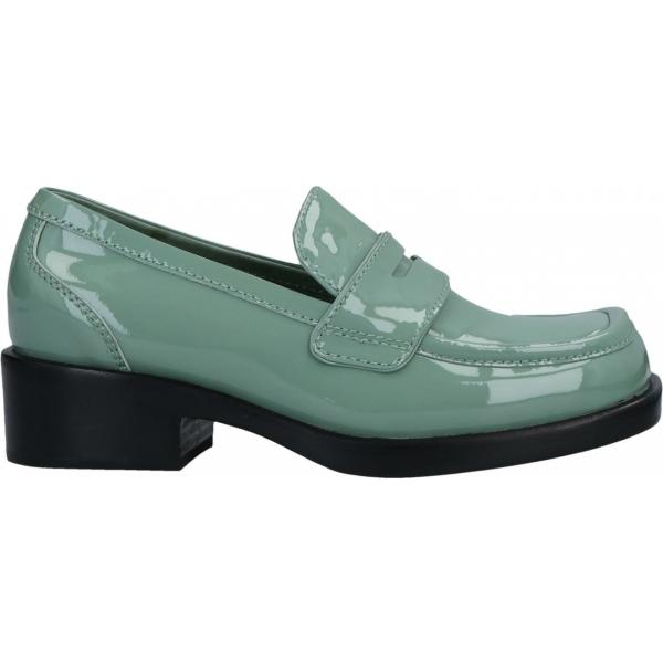 mocassini Jeffrey Campbell verde tinta unita
