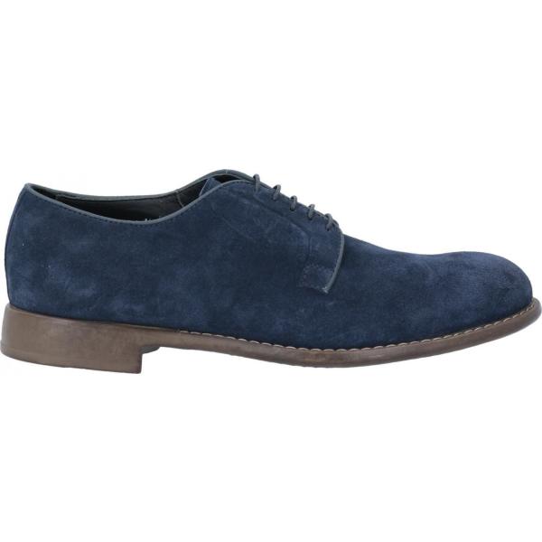 scarpe stringate Doucals blu tinta unita