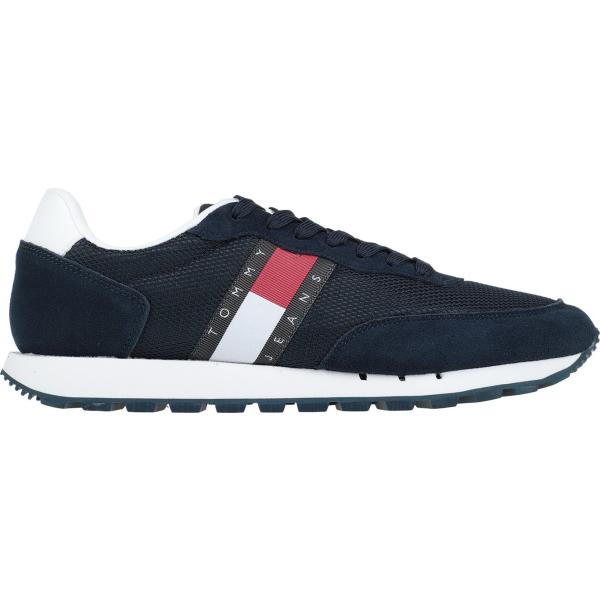 sneakers Tommy Jeans blu tinta unita