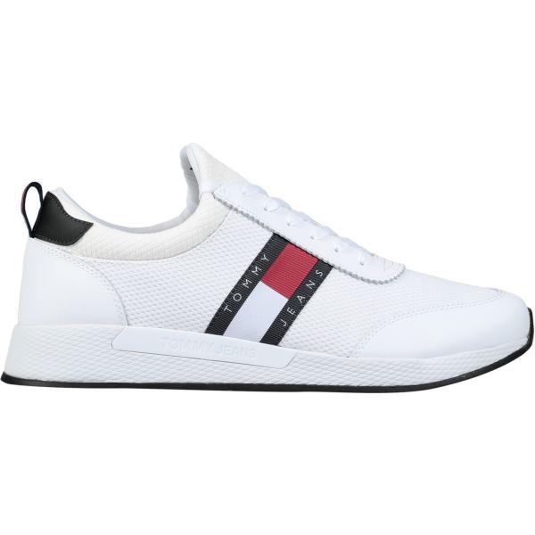 sneakers Tommy Jeans bianco tinta unita