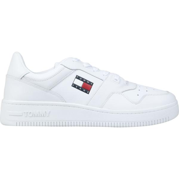 sneakers Tommy Jeans bianco tinta unita