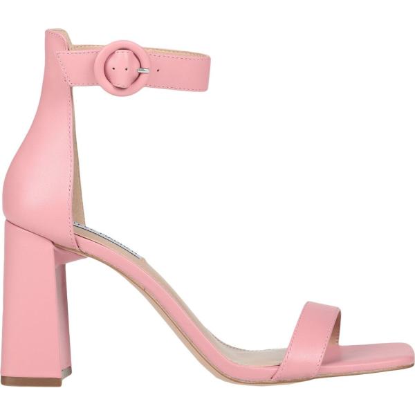 sandali col tacco Steve Madden rosa tinta unita
