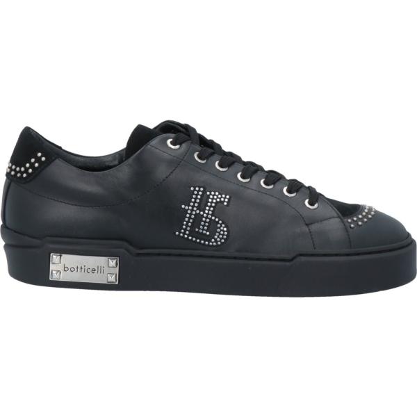 sneakers Roberto Botticelli nero tinta unita