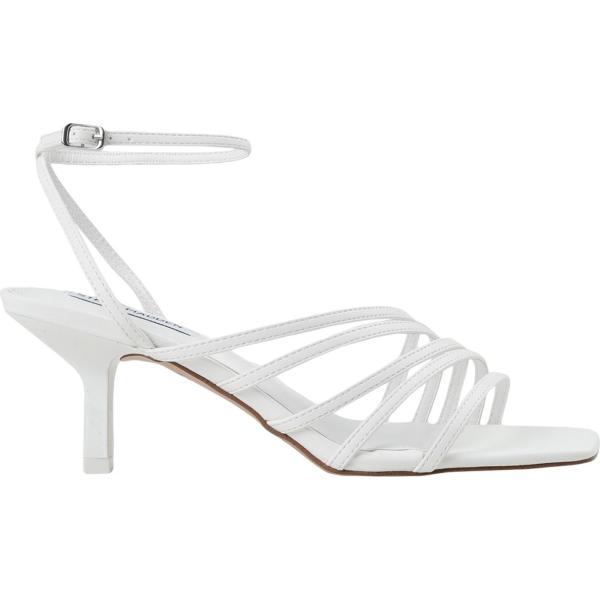 sandali col tacco Steve Madden bianco tinta unita