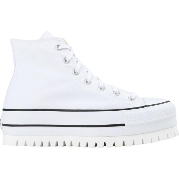 sneakers Converse bianco tinta unita
