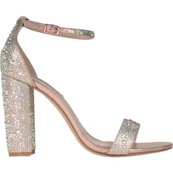 sandali col tacco Steve Madden marrone tinta unita