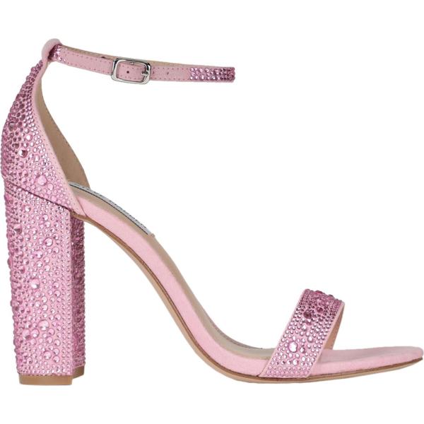 sandali col tacco Steve Madden rosa tinta unita