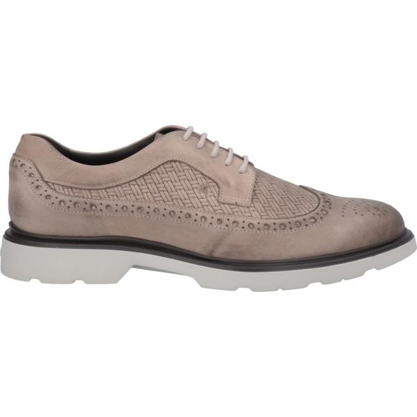 scarpe stringate Hogan marrone tinta unita