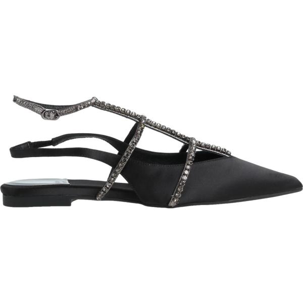 ballerine da donna in bianco neve con strass senza tacco a punta con cinturino in pelle Jeffrey Campbell