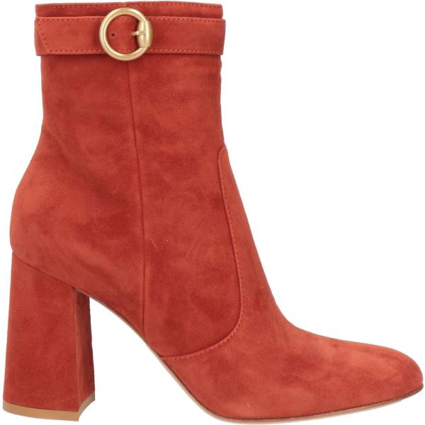 stivaletti Gianvito Rossi rosso tinta unita