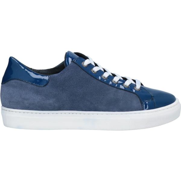 sneakers Piampiani blu tinta unita