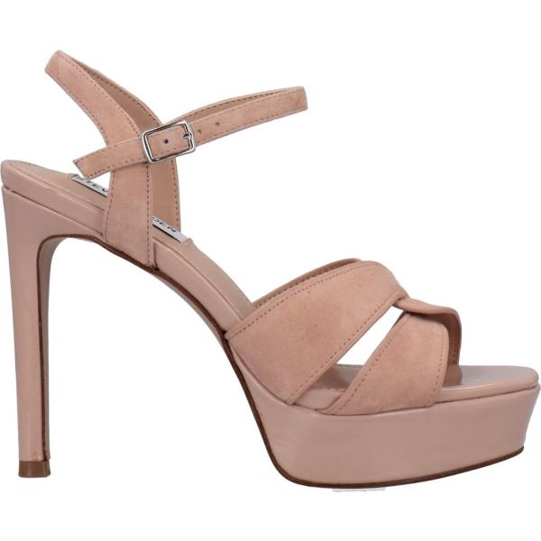 sandali col tacco Steve Madden marrone tinta unita