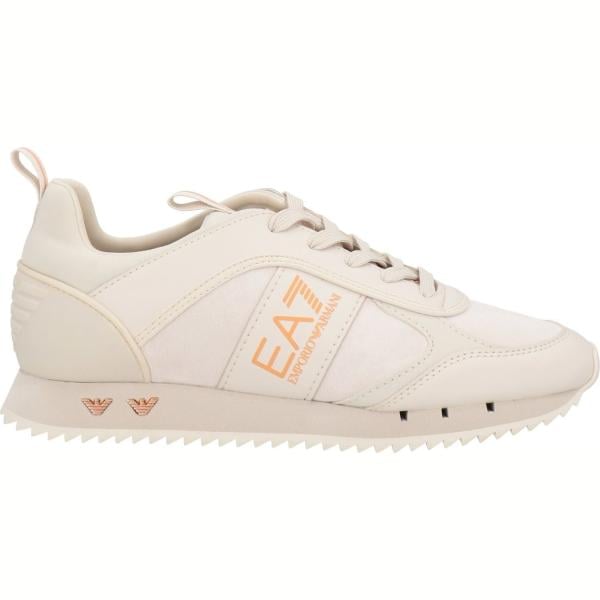 sneakers Ea7 rosa tinta unita