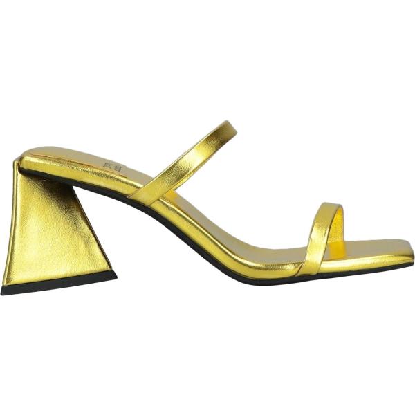 sandali col tacco Jeffrey Campbell giallo tinta unita