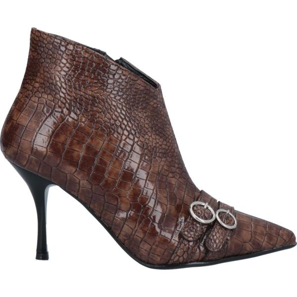 stivaletti Divine Follie marrone con stampe