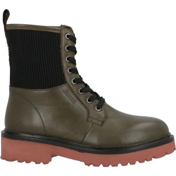 stivaletti Blauer. bianco tinta unita