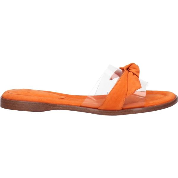 sandali in pelle Alexandre Birman arancione tinta unita