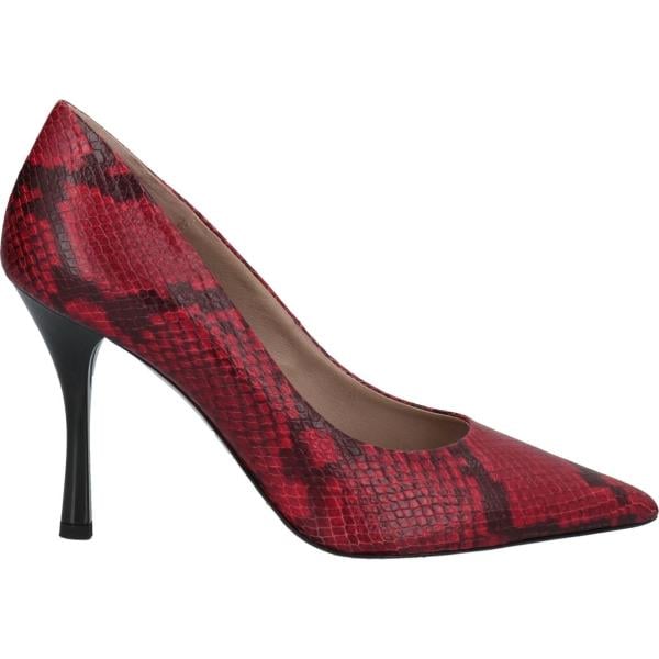 décolleté Amen rosso animalier