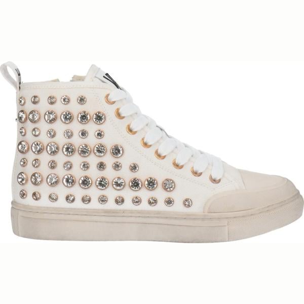 sneakers alte Emanuélle Vee marrone tinta unita