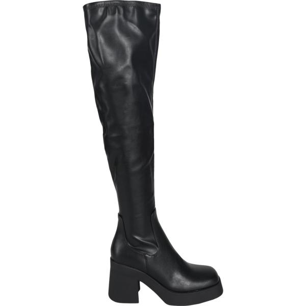 stivali sopra il ginocchio Steve Madden nero tinta unita