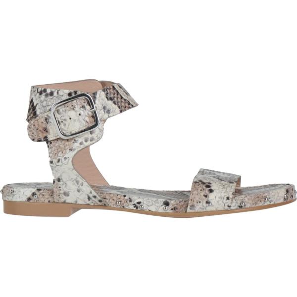 sandali in pelle Agl bianco animalier