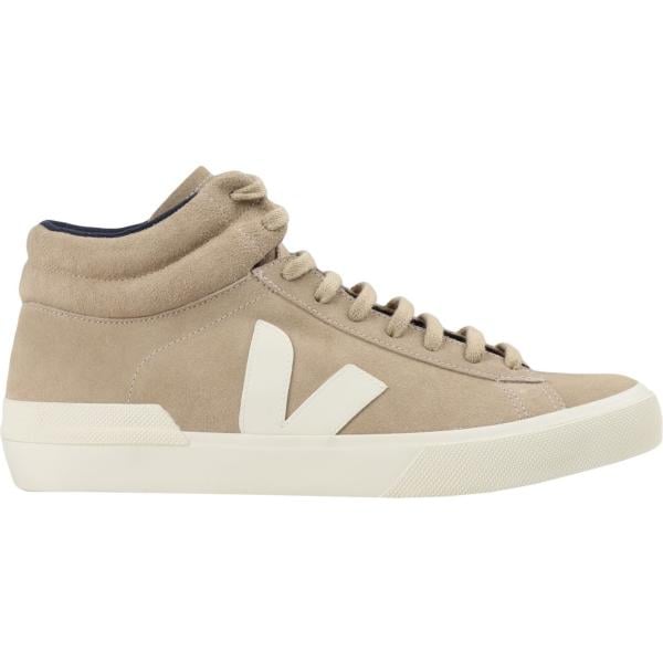 sneakers alte Veja marrone tinta unita