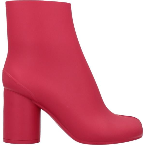 stivaletti Maison Margiela rosso tinta unita