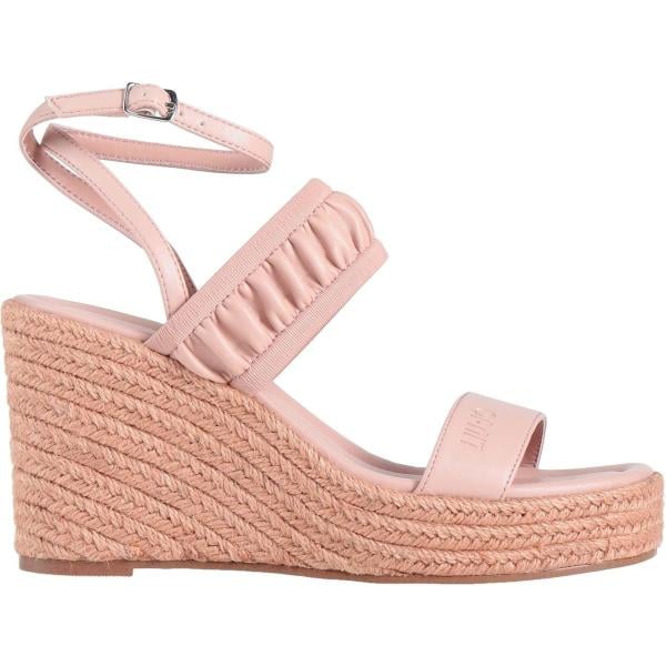 Espadrillas da donna in rosa scuro con tacco a punta tonda con cinturino Liu •Jo Liu •Jo