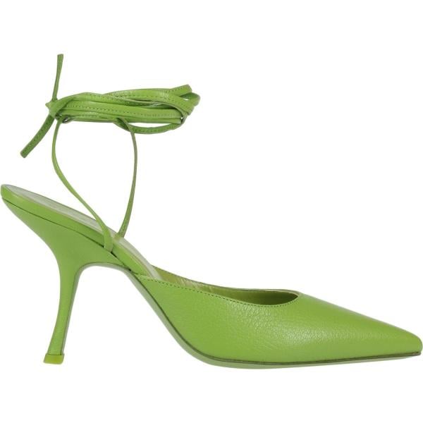 décolleté By Far bianco tinta unita