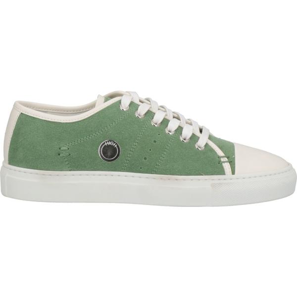 sneakers High verde tinta unita