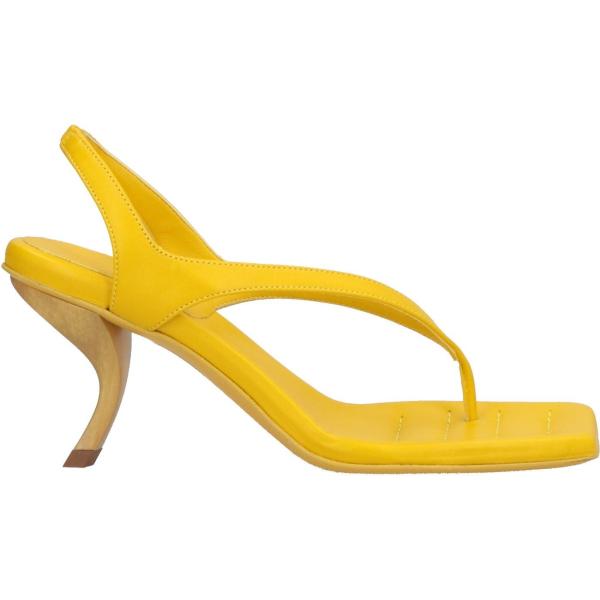 Infradito da donna in bianco neve con tacco scultura a punta quadrata con cinturino in pelle Gia / Rhw