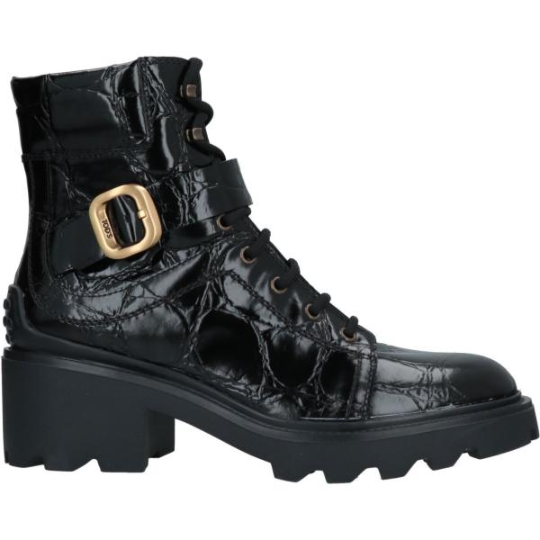 stivaletti Tods nero con stampe