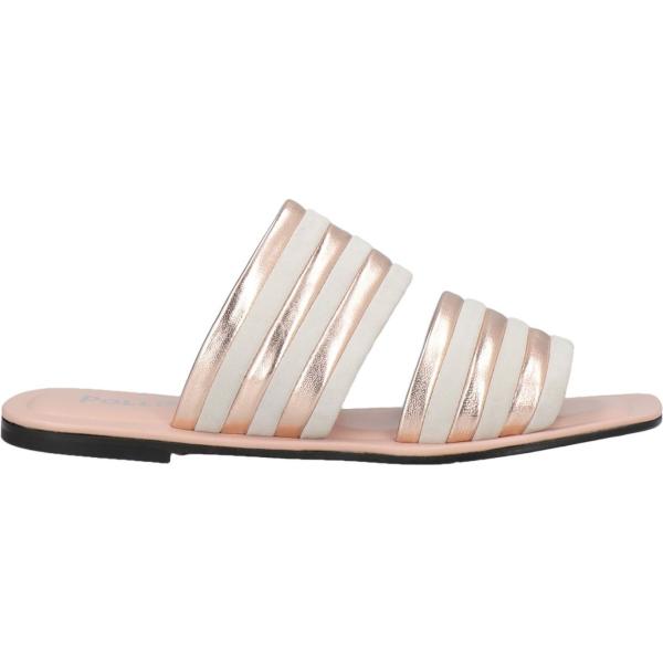 sandali in pelle Pollini bianco
