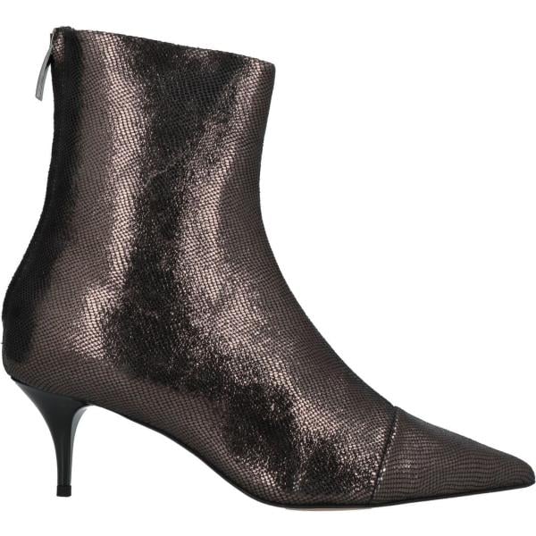 stivaletti Amen nero animalier