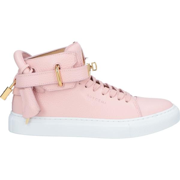 sneakers alte Buscemi rosa tinta unita