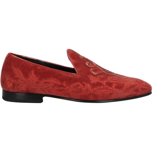scarpe stringate MICH e SIMON rosso tinta unita