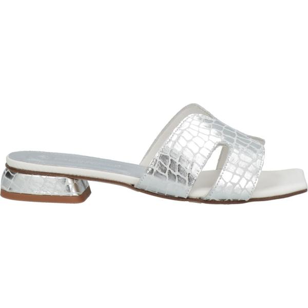 sandali in pelle Loretta Pettinari grigio con stampe