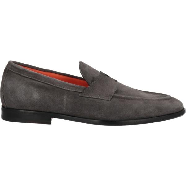 scarpe stringate Santoni grigio tinta unita