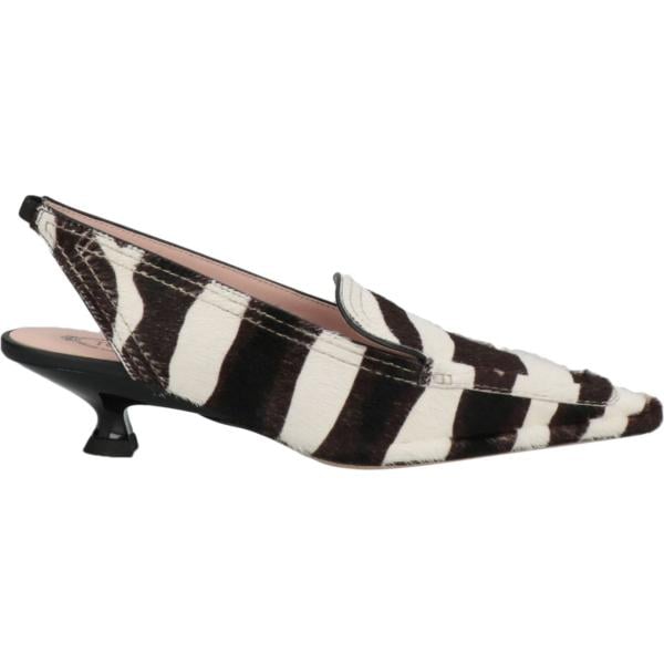 décolleté Tods bianco animalier