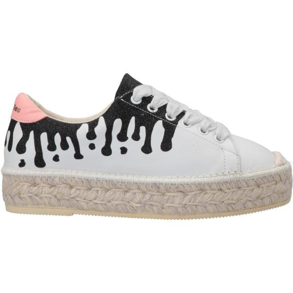 sneakers Espadrilles bianco con stampe
