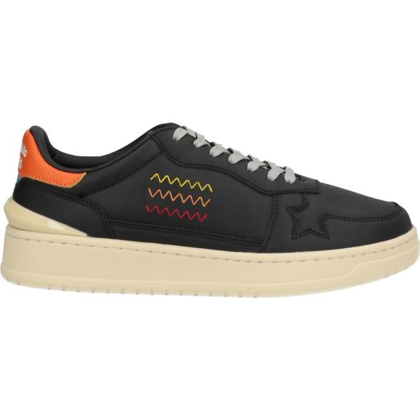 sneakers Atlantic Stars nero tinta unita