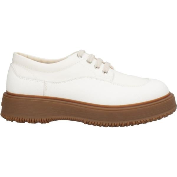 scarpe stringate Hogan bianco tinta unita