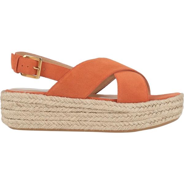 espadrillas Sergio Rossi arancione tinta unita