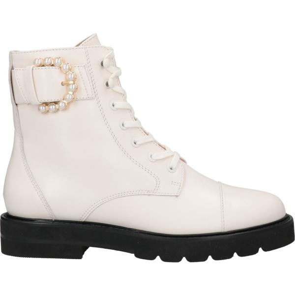 anfibi Stuart Weitzman bianco tinta unita